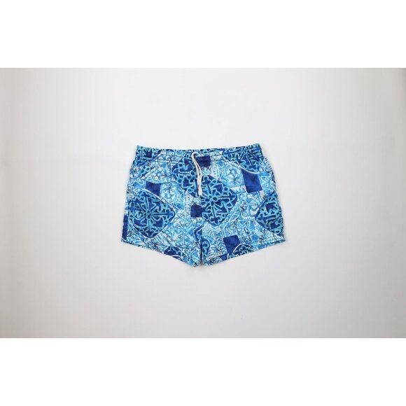 Vintage Other - Vintage 60s 70s Streetwear Mens Medium Hawaiian Luau Lined Above Knee Shorts USA